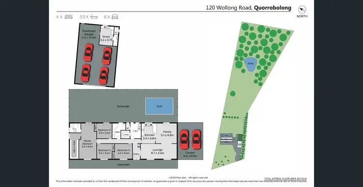 Floorplan of Homely rural property listing, 120 Wollong Road, Quorrobolong NSW 2325