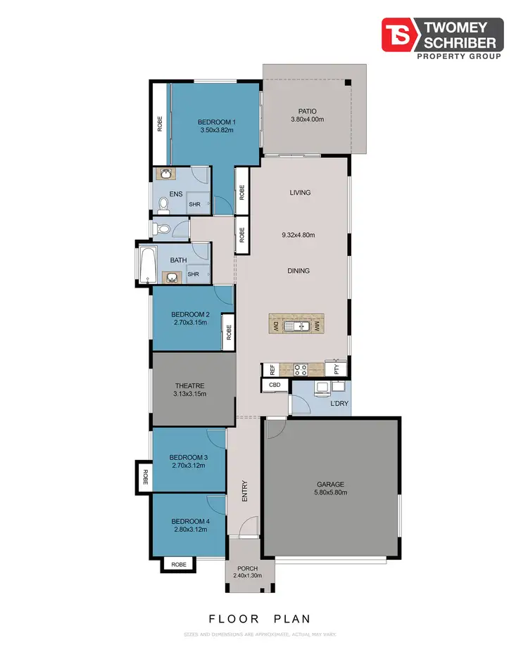 Floorplan of Homely house listing, 5 Munburra Parade, Smithfield QLD 4878