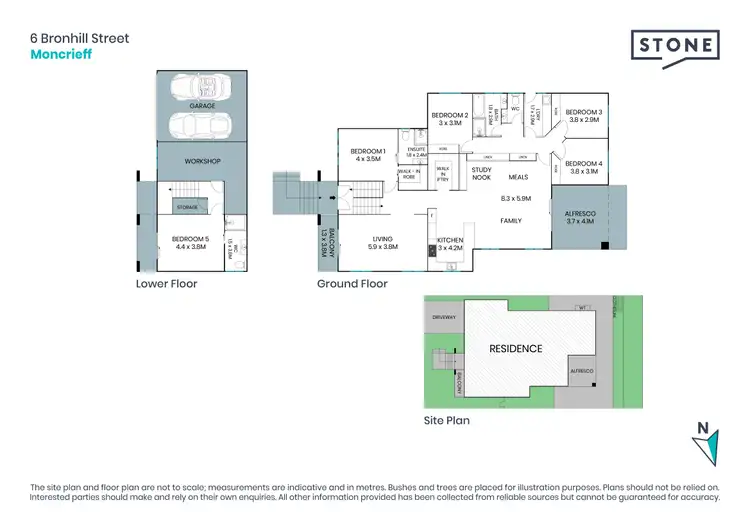 Floorplan of Homely house listing, 6 Bronhill Street, Moncrieff ACT 2914