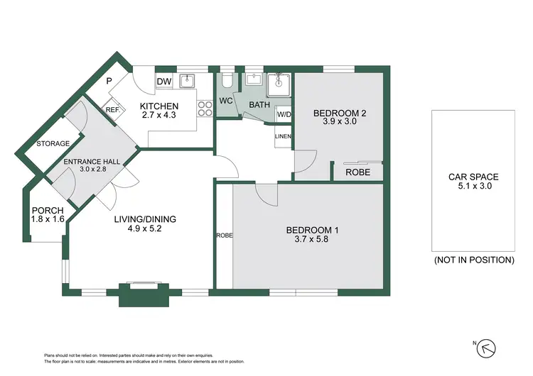 Floorplan of Homely apartment listing, 7/50 Grove Road, Hawthorn VIC 3122