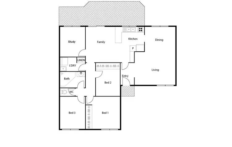 Floorplan of Homely house listing, 7 Mckivat Close, Gordon ACT 2906
