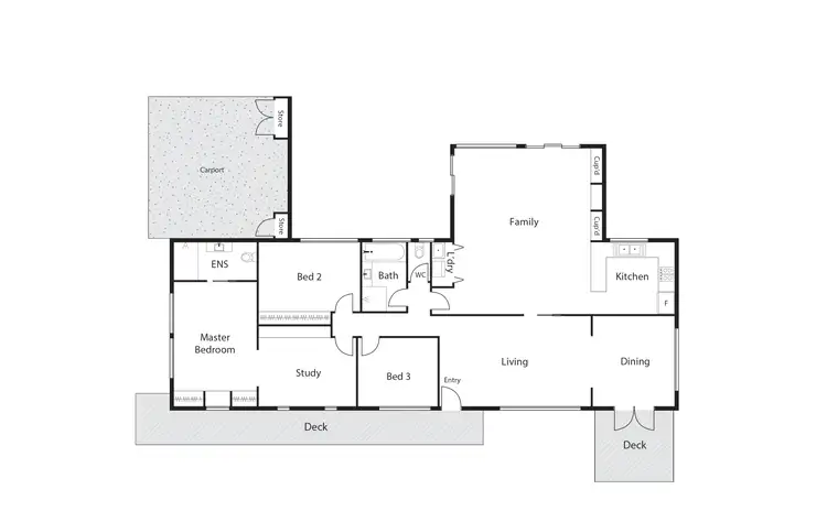 Floorplan of Homely house listing, 10 Downes Place, Hughes ACT 2605