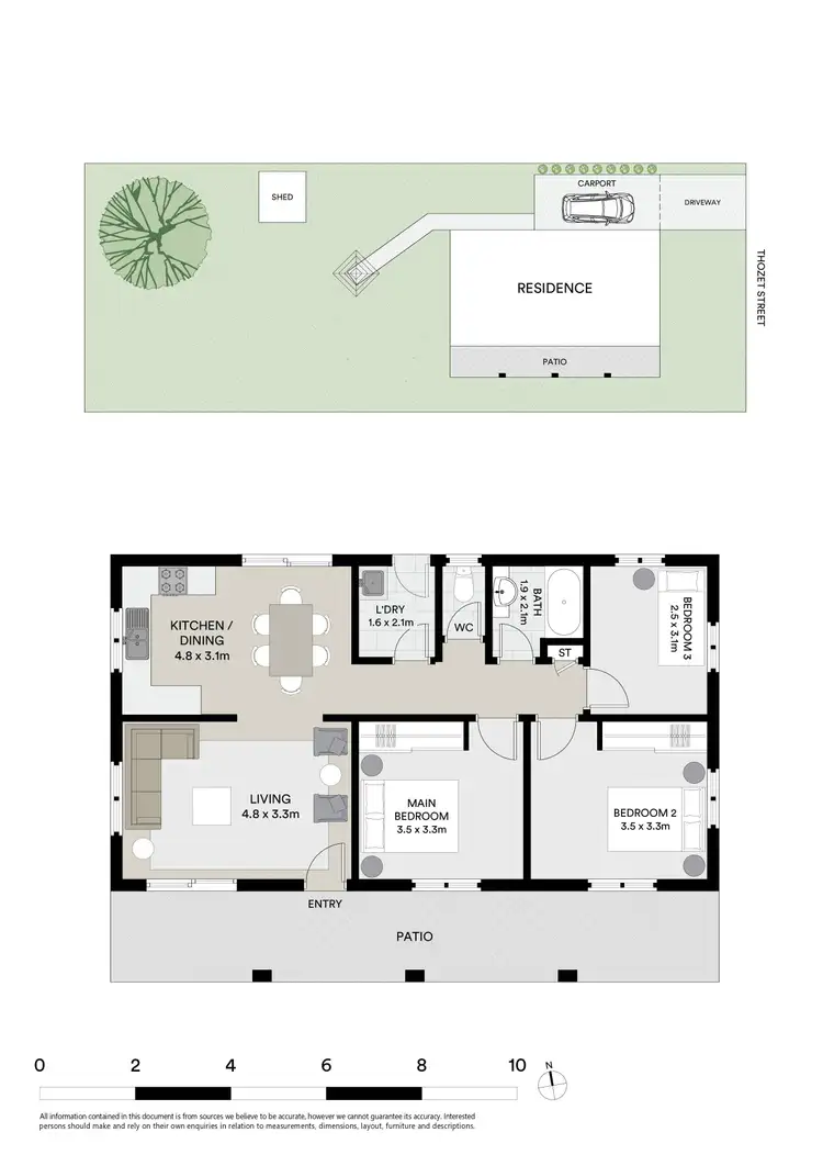 Floorplan of Homely house listing, 247a Thozet Road, Koongal QLD 4701