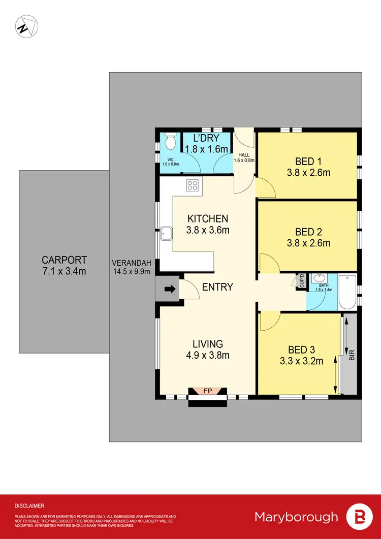 Floorplan of Homely house listing, 67 Homebush Road, Avoca VIC 3467