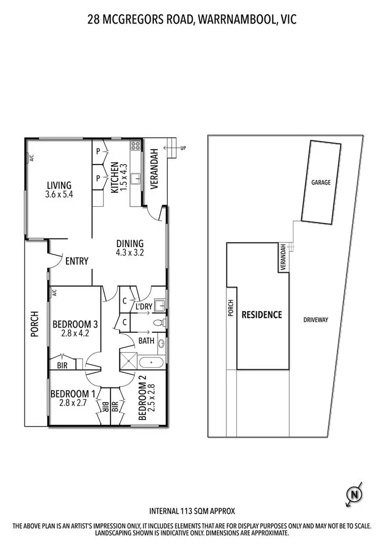 Floorplan of Homely house listing, 28 Mcgregors Road, Warrnambool VIC 3280