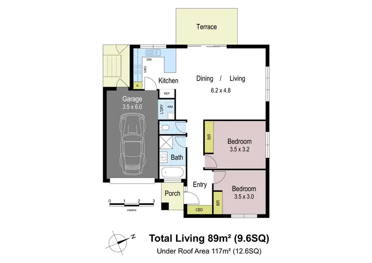 Floorplan of Homely unit listing, 3/19 McKindlay Street, Drouin VIC 3818