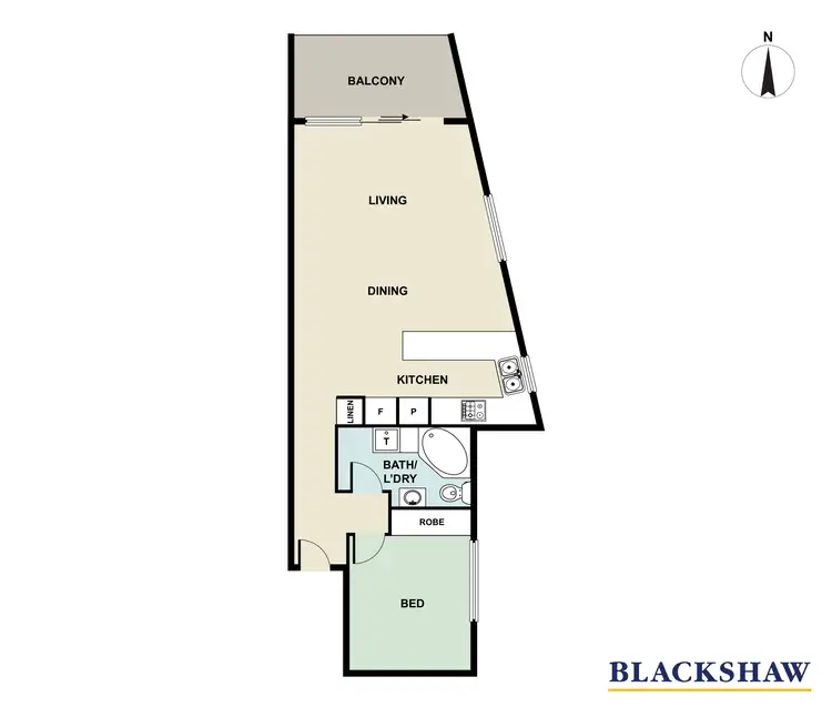 Floorplan of Homely apartment listing, 220/20 Byron Court, Phillip ACT 2606
