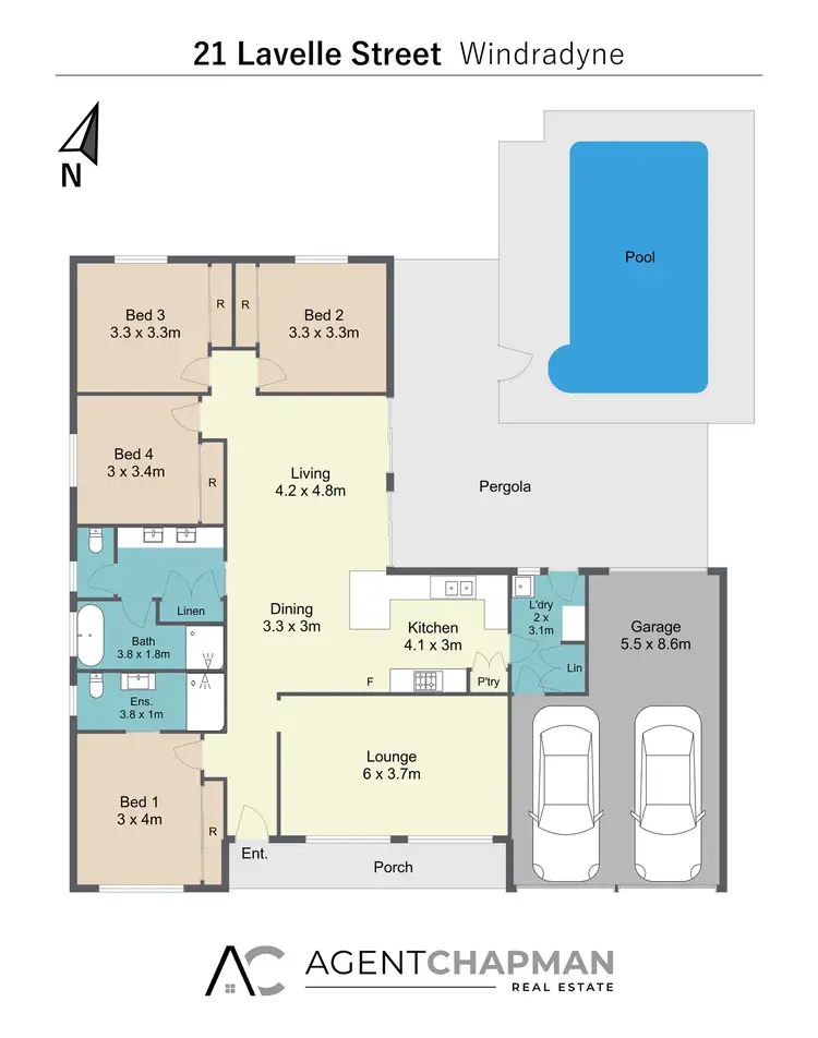 Floorplan of Homely house listing, 21 Lavelle Street, Windradyne NSW 2795