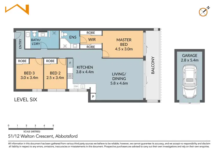 Floorplan of Homely apartment listing, 51/12 Walton Crescent, Abbotsford NSW 2046