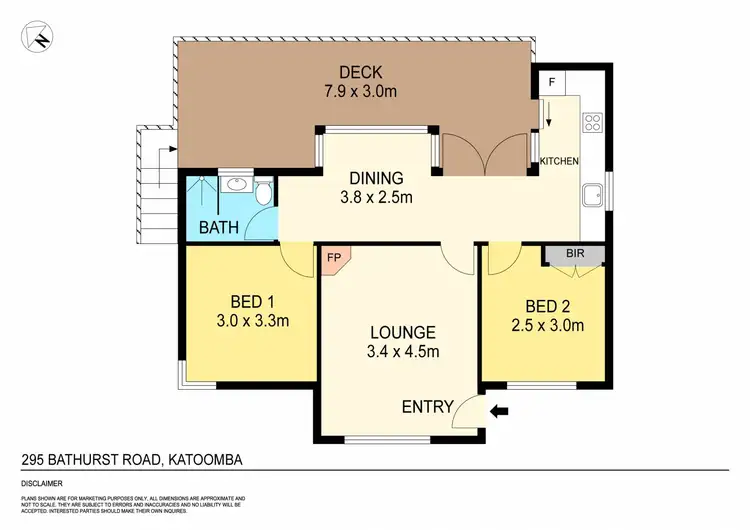 Floorplan of Homely house listing, 295 Bathurst Road, Katoomba NSW 2780