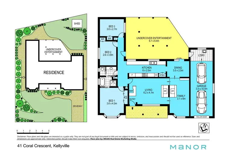Floorplan of Homely house listing, 41 Coral Crescent, Kellyville NSW 2155