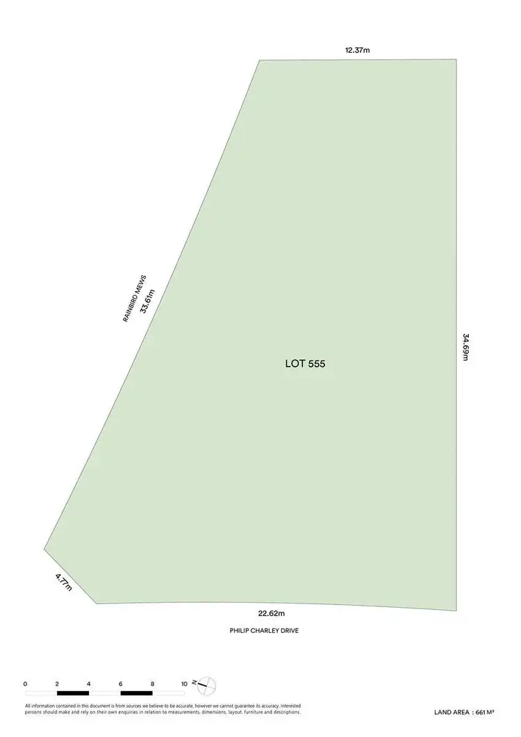 Floorplan of Homely land listing, Lot 555 Philip Charley Drive, Port Macquarie NSW 2444