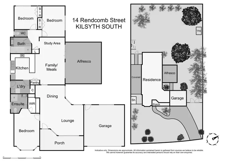 Floorplan of Homely house listing, 14 Rendcomb Street, Kilsyth South VIC 3137