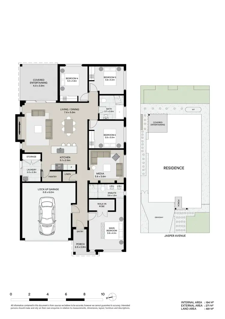 Floorplan of Homely house listing, 16 Jasper Avenue, Hamlyn Terrace NSW 2259