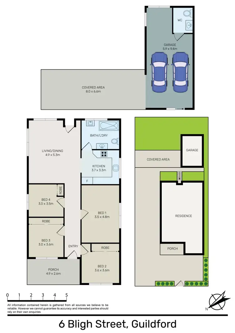 Floorplan of Homely house listing, 6 Bligh Street, Guildford NSW 2161
