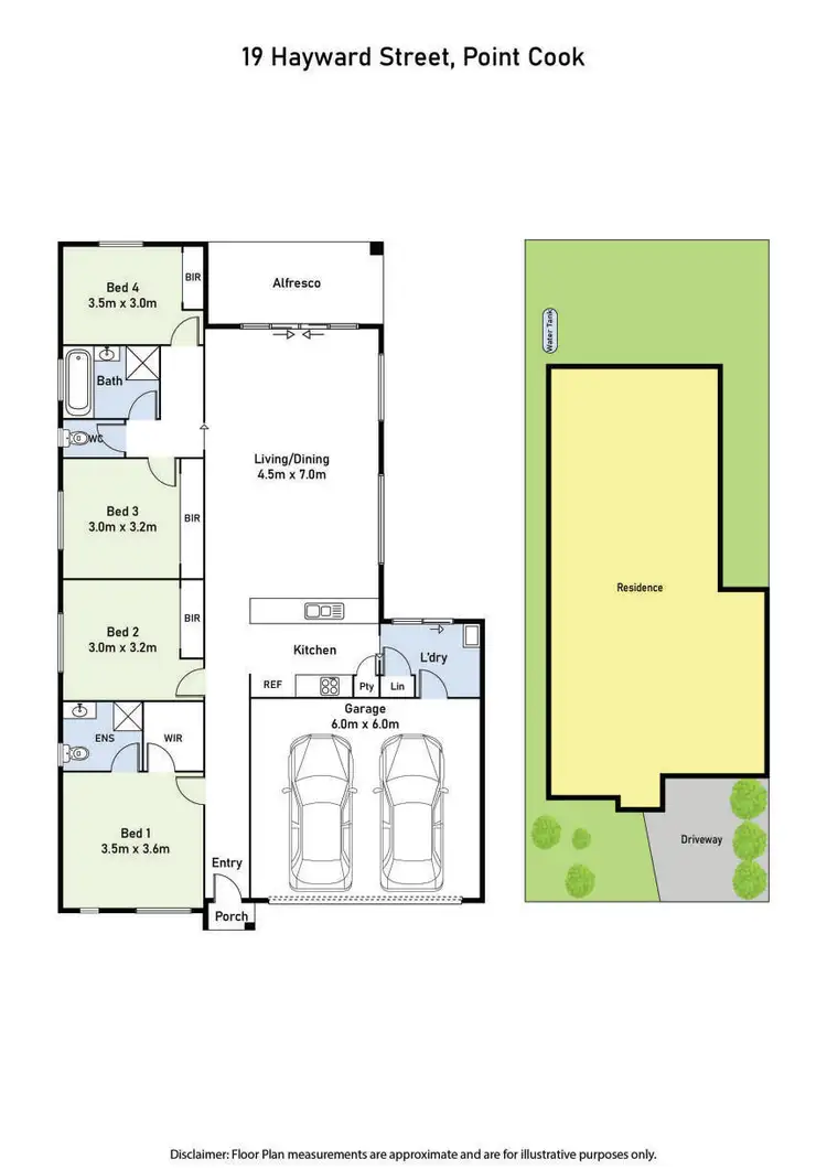 Floorplan of Homely house listing, 19 Hayward Street, Point Cook VIC 3030