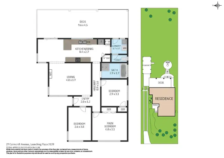 Floorplan of Homely house listing, 27 Cairncroft Avenue, Launching Place VIC 3139
