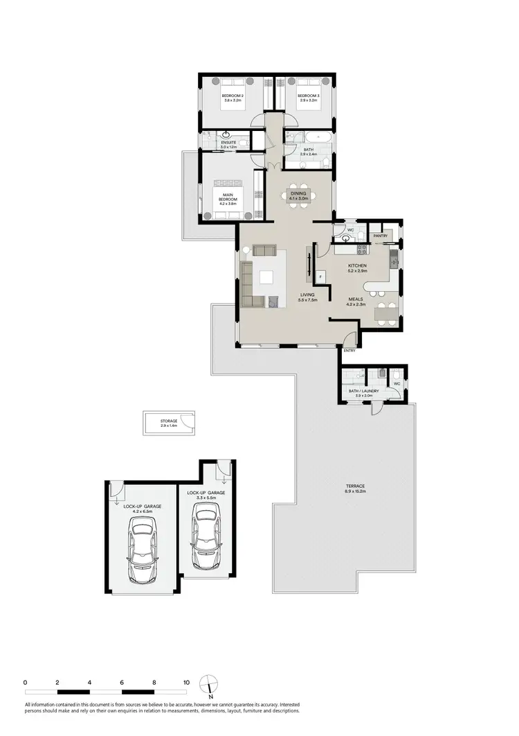 Floorplan of Homely apartment listing, 6/1-3 Kimberley Street, Vaucluse NSW 2030