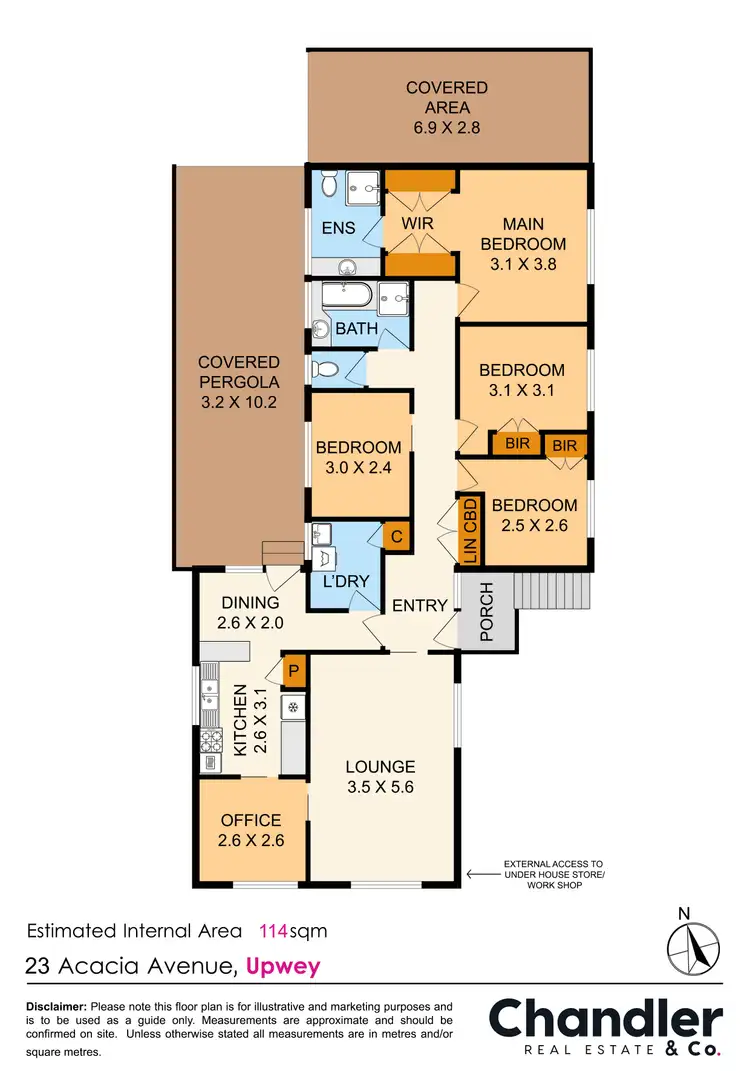 Floorplan of Homely house listing, 23 Acacia Avenue, Upwey VIC 3158