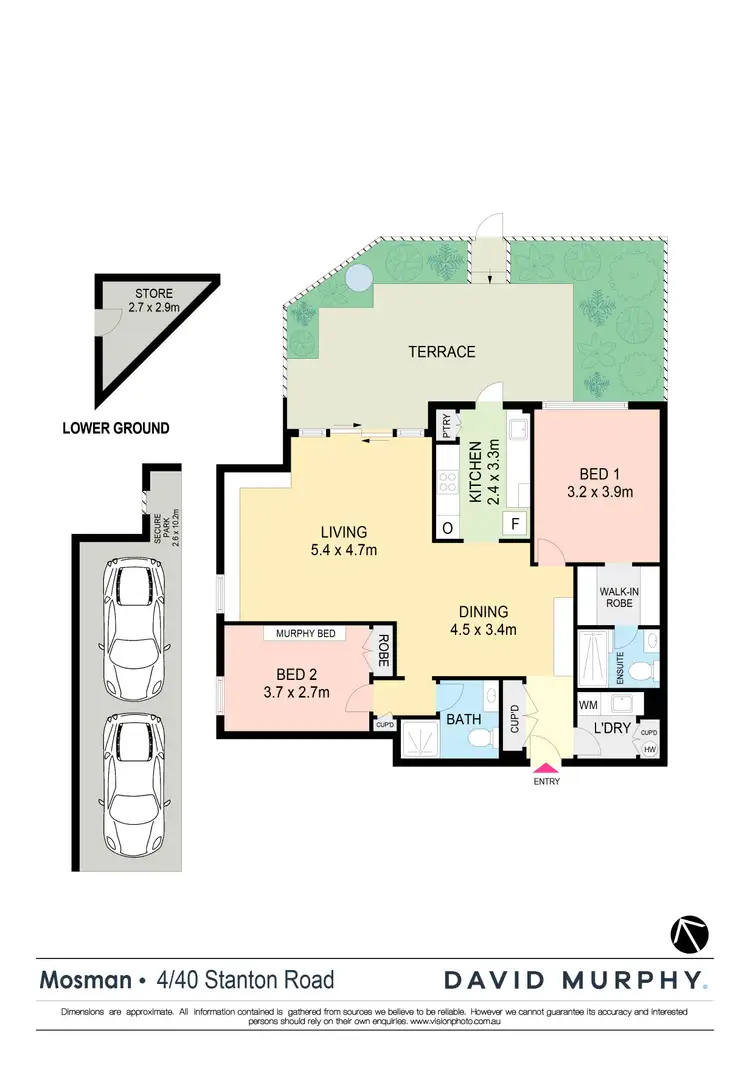 Floorplan of Homely apartment listing, 4/40 Stanton Road, Mosman NSW 2088