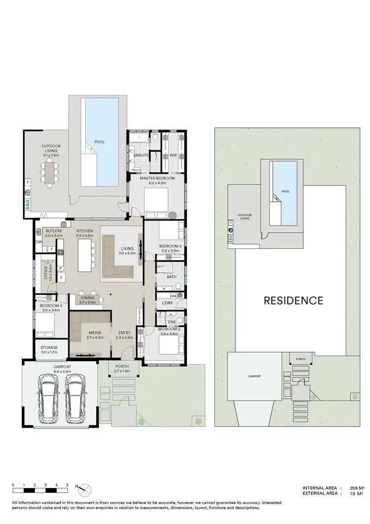 Floorplan of Homely house listing, 11 Sycamore Place, Palm Beach QLD 4221