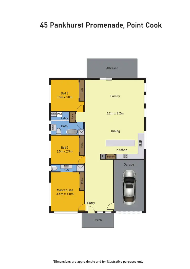 Floorplan of Homely house listing, 45 Pankhurst Promenade, Point Cook VIC 3030