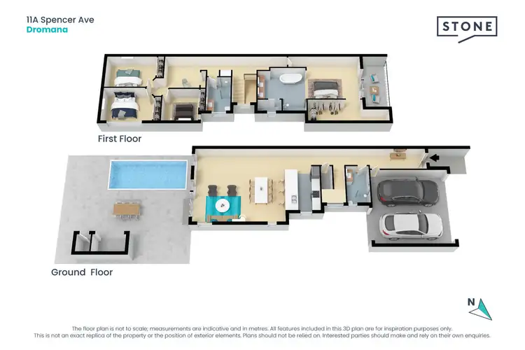 Floorplan of Homely townhouse listing, 11a Spencer Avenue, Dromana VIC 3936