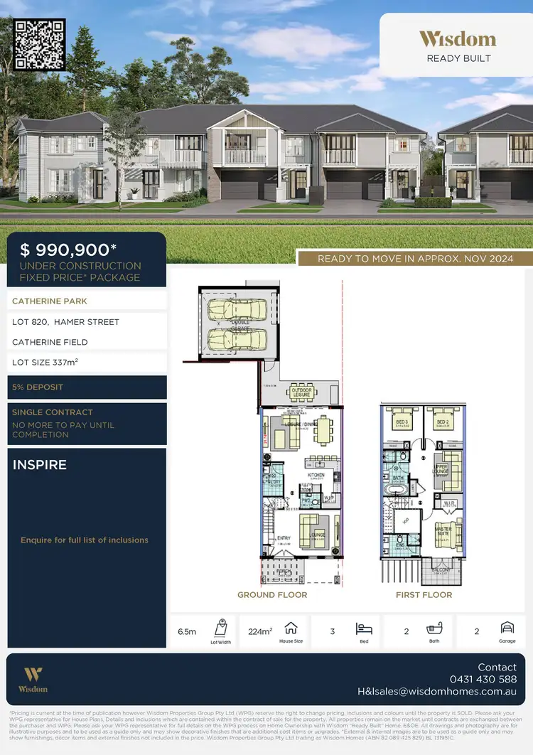Floorplan of Homely land listing, Hamer Street, Catherine Field NSW 2557