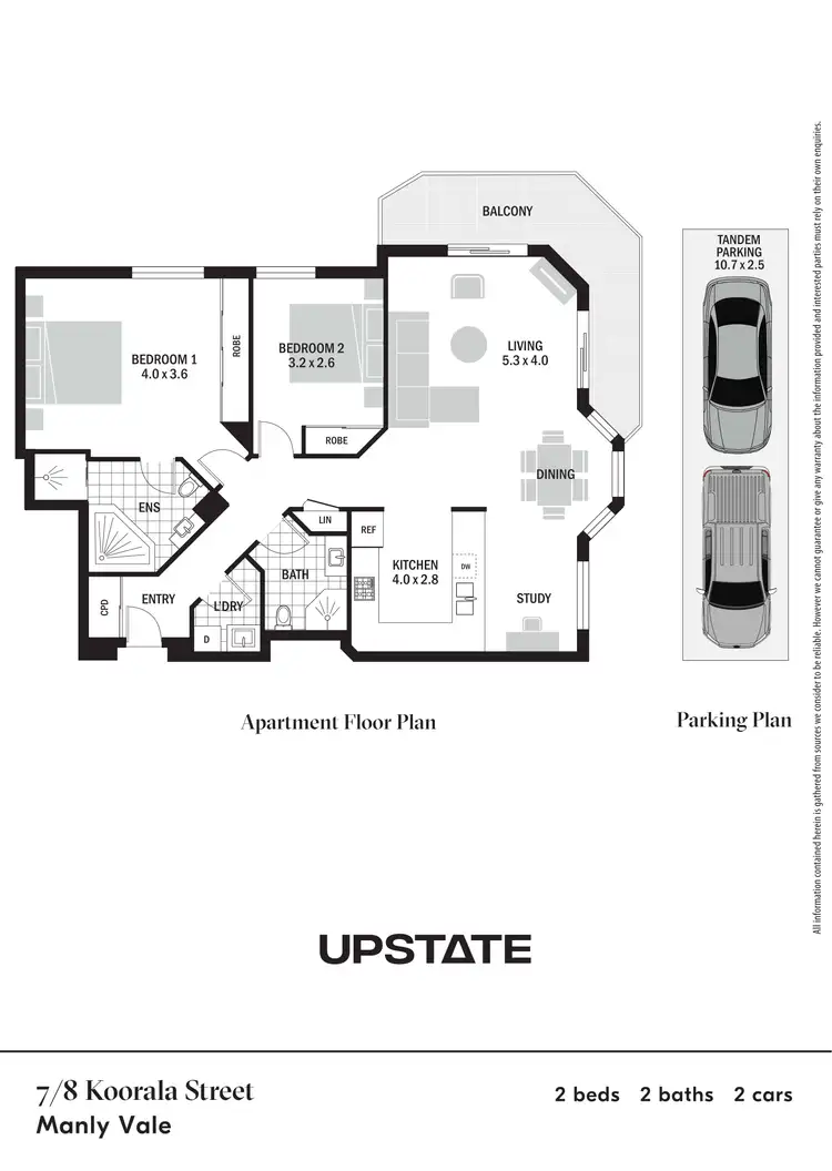Floorplan of Homely apartment listing, 7/8 Koorala Street, Manly Vale NSW 2093