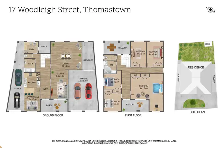 Floorplan of Homely house listing, 17 Woodleigh Street, Thomastown VIC 3074