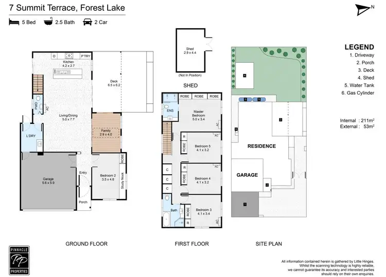 Floorplan of Homely house listing, 7 Summit Terrace, Forest Lake QLD 4078