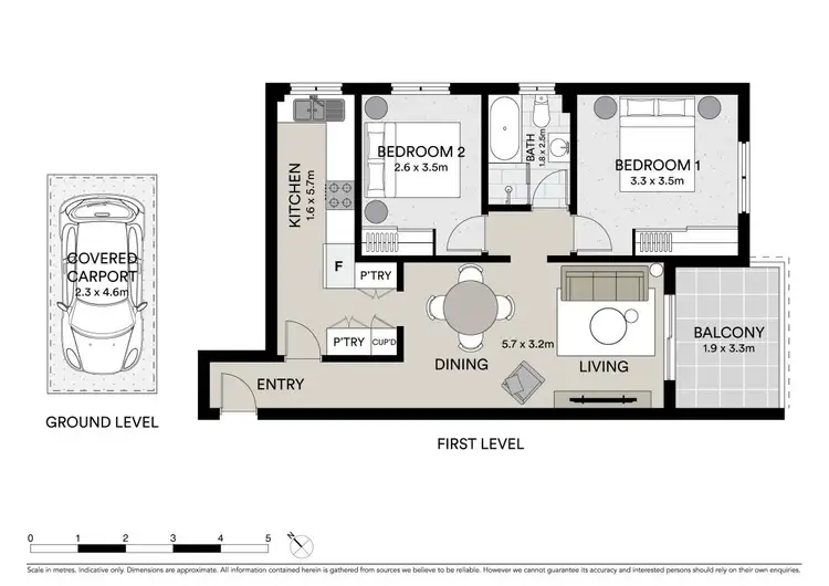 Floorplan of Homely apartment listing, 9/1 Evelyn Avenue, Concord NSW 2137