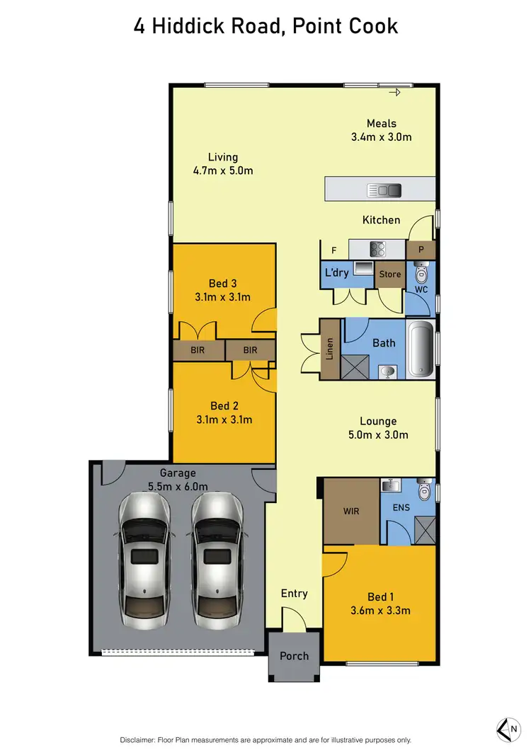 Floorplan of Homely house listing, 4 Hiddick Road, Point Cook VIC 3030