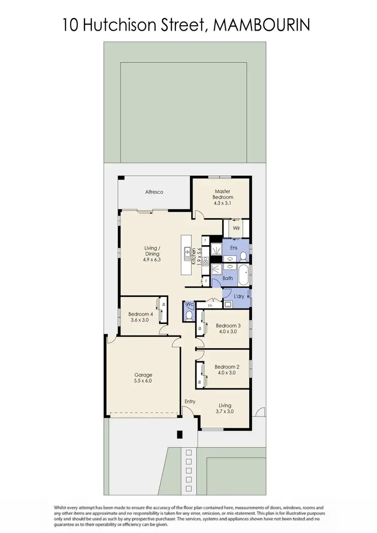 Floorplan of Homely house listing, 10 Hutchison Road, Mambourin VIC 3024