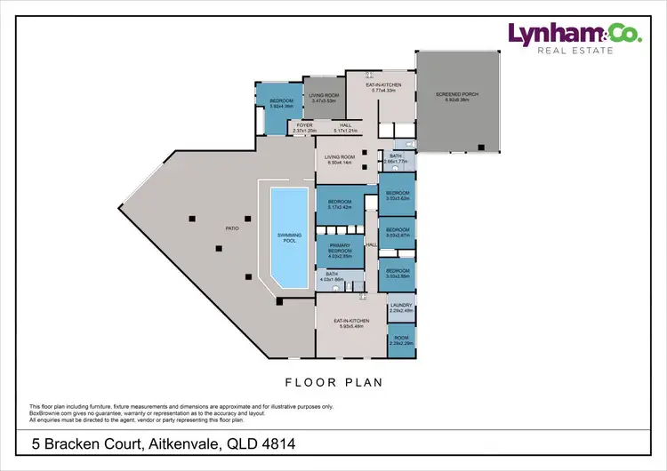 Floorplan of Homely house listing, 5 Bracken Court, Aitkenvale QLD 4814