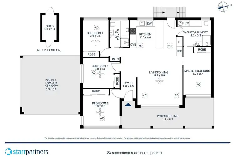 Floorplan of Homely house listing, 23 Racecourse Road, South Penrith NSW 2750