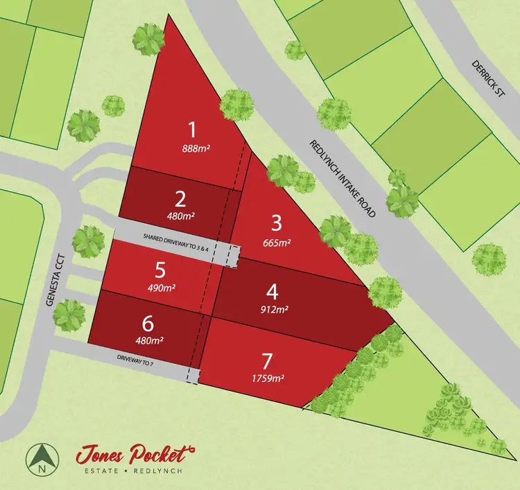 Floorplan of Homely land listing, LOT 4, 110-124 Redlynch Intake Road, Redlynch QLD 4870