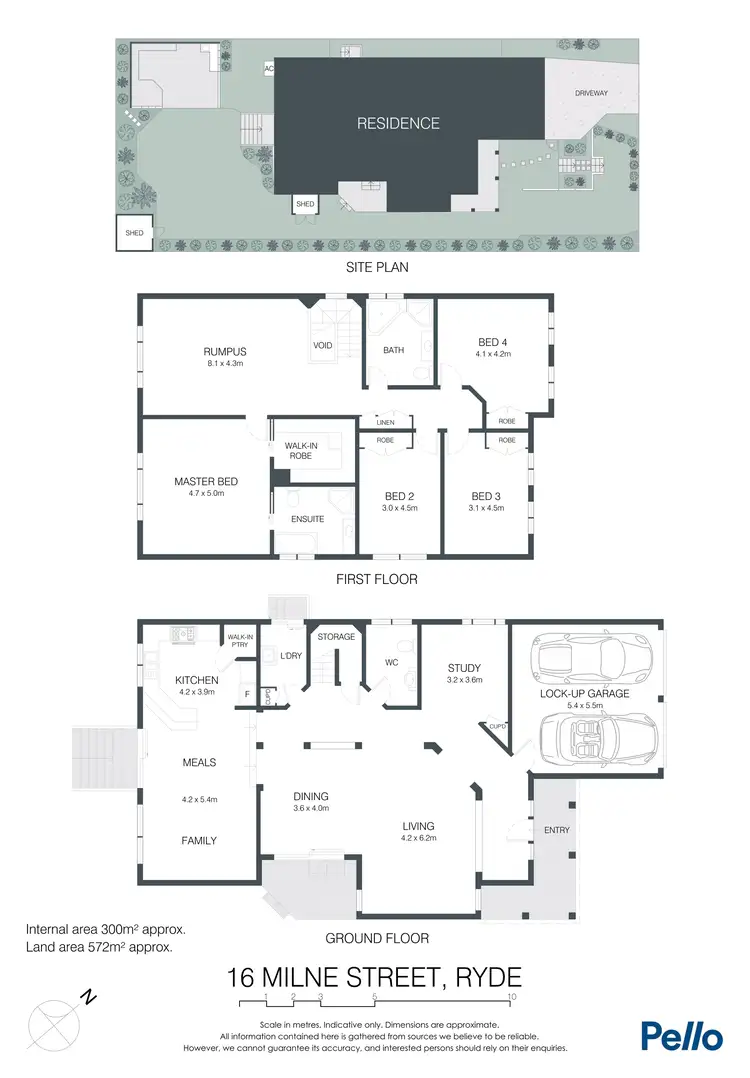 Floorplan of Homely house listing, 16 Milne Street, Ryde NSW 2112