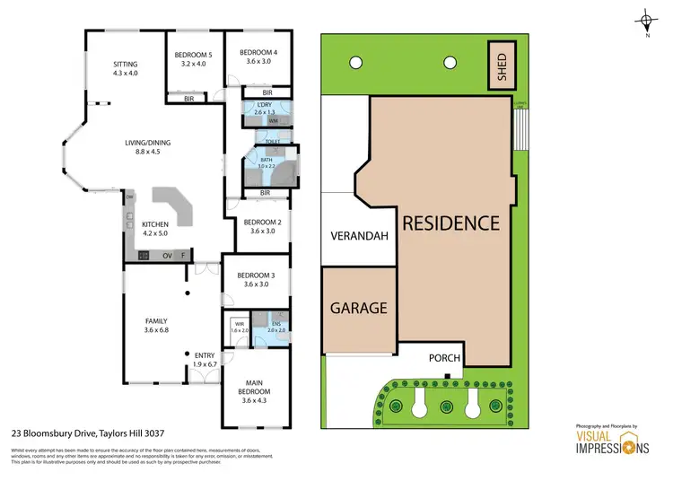Floorplan of Homely house listing, 23 Bloomsbury Drive, Taylors Hill VIC 3037