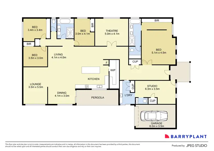 Floorplan of Homely house listing, 8 Hovell Drive, Burnside Heights VIC 3023