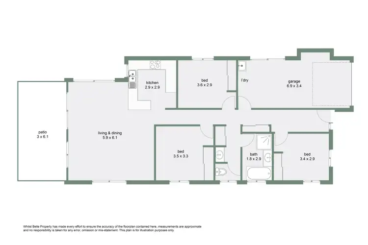 Floorplan of Homely house listing, 9 Kurrimine Close, Kewarra Beach QLD 4879