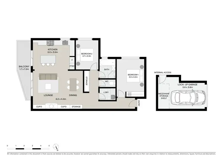 Floorplan of Homely apartment listing, 12/1150 Pittwater Road, Collaroy NSW 2097