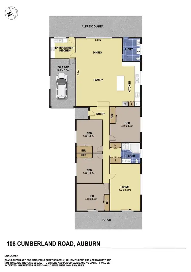 Floorplan of Homely house listing, 108 Cumberland Road, Auburn NSW 2144
