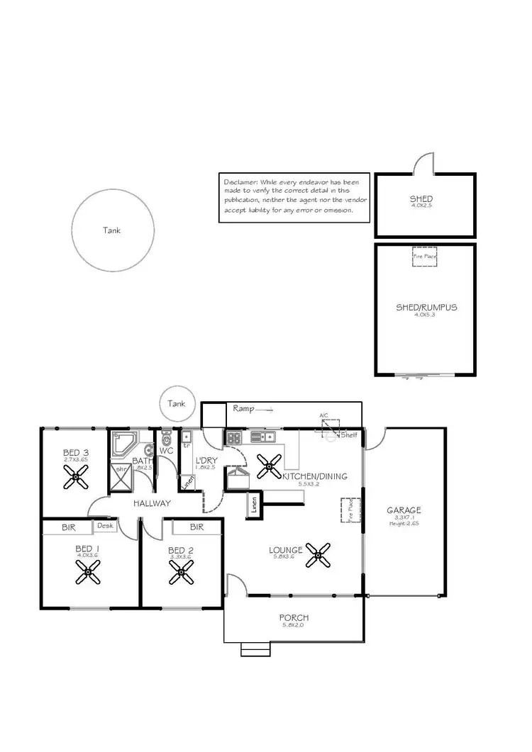 Floorplan of Homely house listing, 66 Normandy Place, Port Lincoln SA 5606