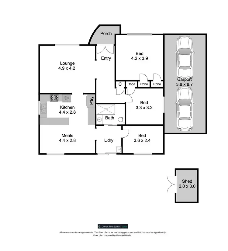 Floorplan of Homely house listing, 7 Devenish Road, St James VIC 3727
