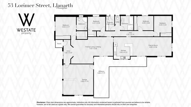 Floorplan of Homely house listing, 53 Lorimer Street, Llanarth NSW 2795