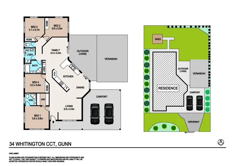 Floorplan of Homely house listing, 34 Whitington Circuit, Gunn NT 832