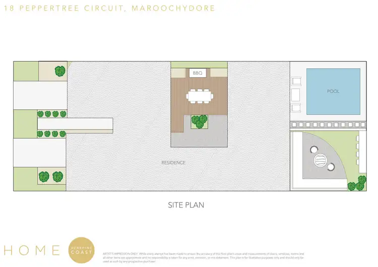 Floorplan of Homely house listing, 18 Pepper Tree Circuit, Maroochydore QLD 4558