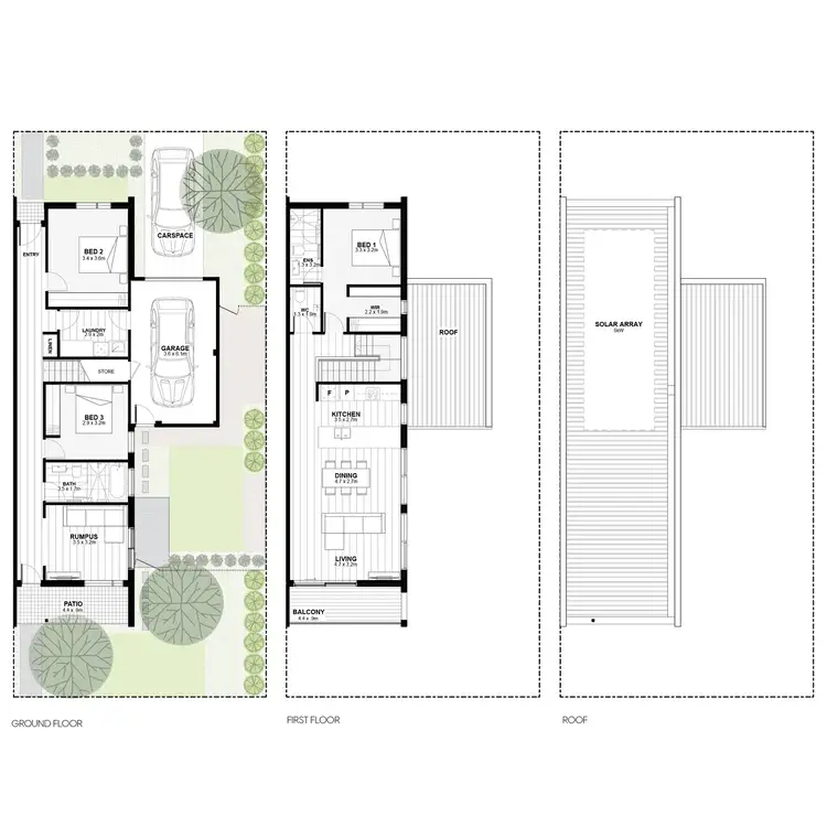 Floorplan of Homely townhouse listing, Lot 418/247 St Albans Road, Sunshine North VIC 3020