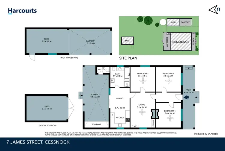 Floorplan of Homely house listing, 7 James Street, Cessnock NSW 2325